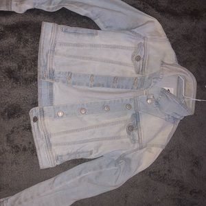 cropped denim jacket
